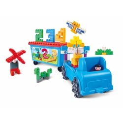 761802 PolyM（ポリエム） つなげてあそぼう！トラックセット [ブロック玩具]