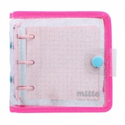 限定 ラメミニバインダー mitte(ミッテ) VP×TB(ビビットピンク×ターコイズブルー) S2138859