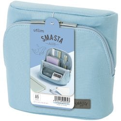 スマ・スタ SMA・STA ワイド アッシュ モバイル ブルー 立つバッグインバッグユートリム UT-8655-B