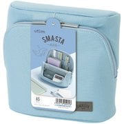 スマ・スタ SMA・STA ワイド アッシュ モバイル ブルー 立つバッグインバッグユートリム UT-8655-B