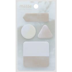 限定 付箋 mitte（ミッテ） ミルキーベージュ S2841819