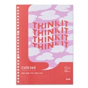 限定 ノート型ルーズリーフ COE365 レッド×ピンク NL-005DS-E