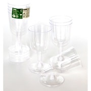 プラスチックワイングラス 4個