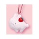 つぶらな瞳のいちごフェア ボールチェーンマスコット ぷち うさぎ（ぴんく） [キャラクターグッズ]