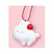 つぶらな瞳のいちごフェア ボールチェーンマスコット ぷち うさぎ（しろ） [キャラクターグッズ]
