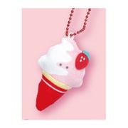 つぶらな瞳のいちごフェア ボールチェーンマスコット ぷち そふとくりーむ [キャラクターグッズ]