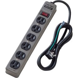 STEEL TAP AC6個口 ライトグレー 2m CT620LGY