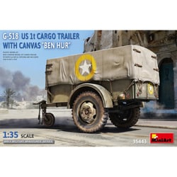 MA35443 1/35 G-518 US 1tカーゴトレーラー “ベン・ハー” キャンバス付 [組立式プラスチックモデル]