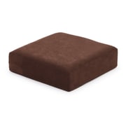 低反発 ふんわり角クッション リビングクッション(角) YG15 ブラウン kaku-yg15-br