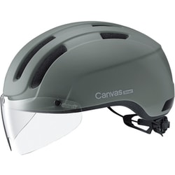 自転車用ヘルメット CANVAS-SMART マットオリーブ M/L（57-59cm）