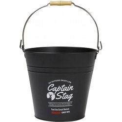 CSスチールバケツ10L バケツ ブラック UM-1619