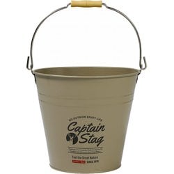 CSスチールバケツ10L バケツ カーキ UM-1621