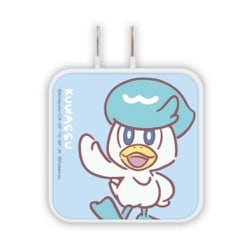 USB AC充電器 USB/USB Type-C ACアダプタ USB-C×1/USB-A×1 最大3.4A 可動式プラグ採用 ポケットモンスター クワッス POKE-896C