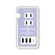 USB/USB Type-Cポート付き ACタップ ピーターラビット トム PR-100B