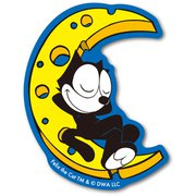 FLX-009 [ダイカットミニステッカー FELIX 月でお昼寝]