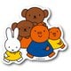 MIF-028 [ダイカットビニールミニステッカー miffy ミッフィーとなかまたち]