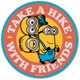 MN-021 [ダイカットステッカー ミニオンズ TAKE A HIKE WITH FRIENDS]