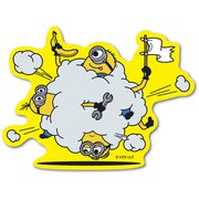 MN-023 [ダイカットステッカー ミニオンズ カールとケビン＆デイブ ドタバタ]