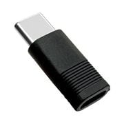 RHEMC01BK [充電・通信変換アダプタ microUSB to Type-C BK]