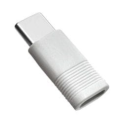 RHEMC01WH [充電・通信変換アダプタ microUSB to Type-C WH]