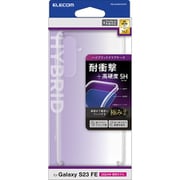 Galaxy S23 FE用 ケース ハイブリッド カバー 衝撃吸収 カメラレンズ保護設計 ワイヤレス充電可 ストラップホール付 クリア PM-G236HVCKCR