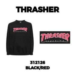 メンズトレーナー 並行輸入品 312126 Black/Red S