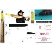 PIG1-004SP 1/1 8.8cm Sprgr 43 （HE） kwk.43 L71 砲弾 ティーガーII用 [組立式プラスチックモデル]