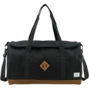 11385-04735 [HERITAGE DUFFLE/ボストンバッグ/BLACK/SADDLE BROWN]
