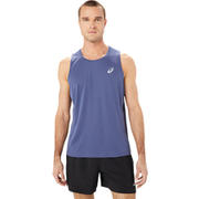 SILVER SINGLET 2011C351 402 サンダーブルー Mサイズ [ランニングウェア シャツ メンズ]