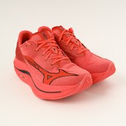 ウエーブリベリオンフラッシュ2 WAVE REBELLION FLASH 2 J1GC2436 01 レッド×ブラック 27.50cm [ランニングシューズ ユニセックス]