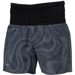 ランニングマルチポケットパンツグラフィック J2MBA520 10 Nブラック Sサイズ [ランニングウェア ショートパンツ ユニセックス]