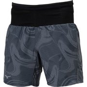 ランニングマルチポケットパンツプラスグラフィック J2MBA570 10 Nブラック Sサイズ [ランニングウェア ショートパンツ ユニセックス]