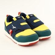 プレモア インファント2 PLAMORE INFANT2 C1GD2232 22 ネイビー×イエロー×グリーン 15.5cm [キッズシューズ]