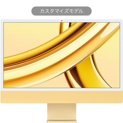iMac 24インチ イエロー メモリ16GB SSD1TB（APPLEiMac 24インチ