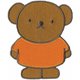 MFX002 [Dick Bruna ビッグシールワッペン ボリス 全身]