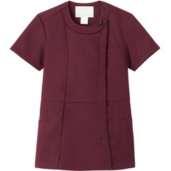 医療・介護 レディスジップスクラブ バーガンディ 3L 7101SC-16-3L