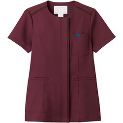 医療・介護 UNISE×ジップスクラブ バーガンディ M 7100SC-16-M