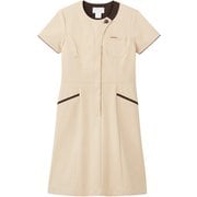 医療・介護 ワンピース Eベージュ×BW L 3026SC-10-L