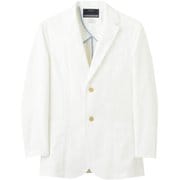 医療・介護 メンズシングルジャケット オフホワイト L 1018SY-1-L