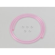 耐油塩ビホース φ3Xφ6 1m ピンク 内径φ3×外径φ6 91857