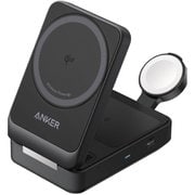 マグネット式ワイヤレス充電器 Anker MagGo Wireless Charging Station （Foldable 3-in-1） Qi2対応 ブラック B2557N11