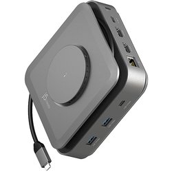 USB-C 無線充電搭載 12in1 ドッキングステーション （M1/M2/M3対応） JCD3199