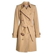 並行輸入品 BURBERRY 8045774 ケンジントン ヘリテージ トレンチコート レディース ハニー 08サイズ
