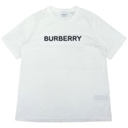 並行輸入品 BURBERRY 8056724 ロゴ コットンTシャツ レディース ホワイト XSサイズ