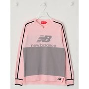 012-4170502-092-2 [ゴルフウェア レディース ロゴ×ボーダー クルーネック ニット プルオーバー 2サイズ ピンク]