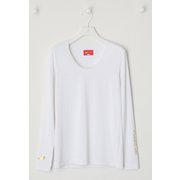 012-4967502-030-1 [UV 接触冷感 Uネック インナー プルオーバー レディース 1サイズ ホワイト]