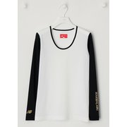 012-4167501-010-0 [メッシュ×ベア天竺 Uネック メッシュ インナー プルオーバー レディース 0サイズ ブラック]