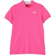 012-4166510-090-1 [ゴルフウェア レディース 半袖 モックネックプルオーバー 1サイズ ピンク]