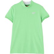012-4166510-131-2 [ゴルフウェア レディース 半袖 モックネックプルオーバー 2サイズ グリーン]