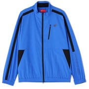 012-4120002-113-5 [ゴルフジャケット メンズ 4WAYストレッチ 撥水 防風 フルジップ ウインド ブルゾン 5サイズ ブルー]